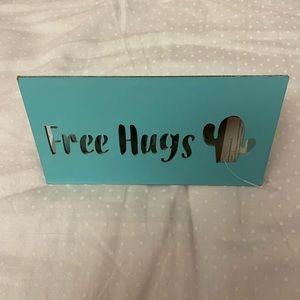 Turquoise Cactus Sign